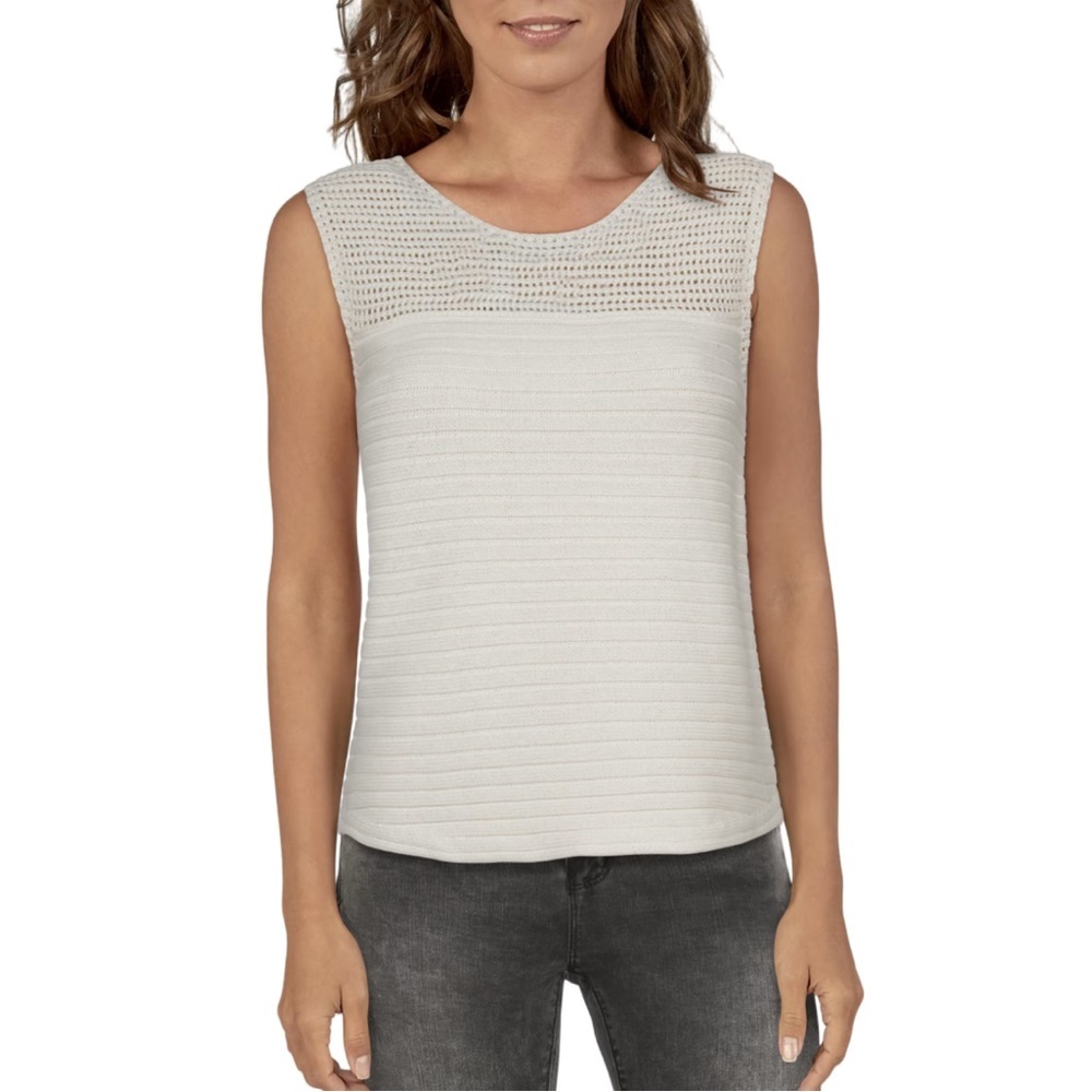 Sleeveless Crochet Top, Size M, NWT